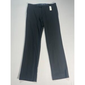 NWT Banana Republic Pants Mens 33x32 Black Slim Fit Dress Work Trousers Stretch